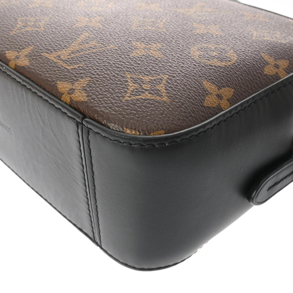 Louis Vuitton Bag Canvas Saintonge Shoulder Black Noir Monogram - Picture 7 of 11